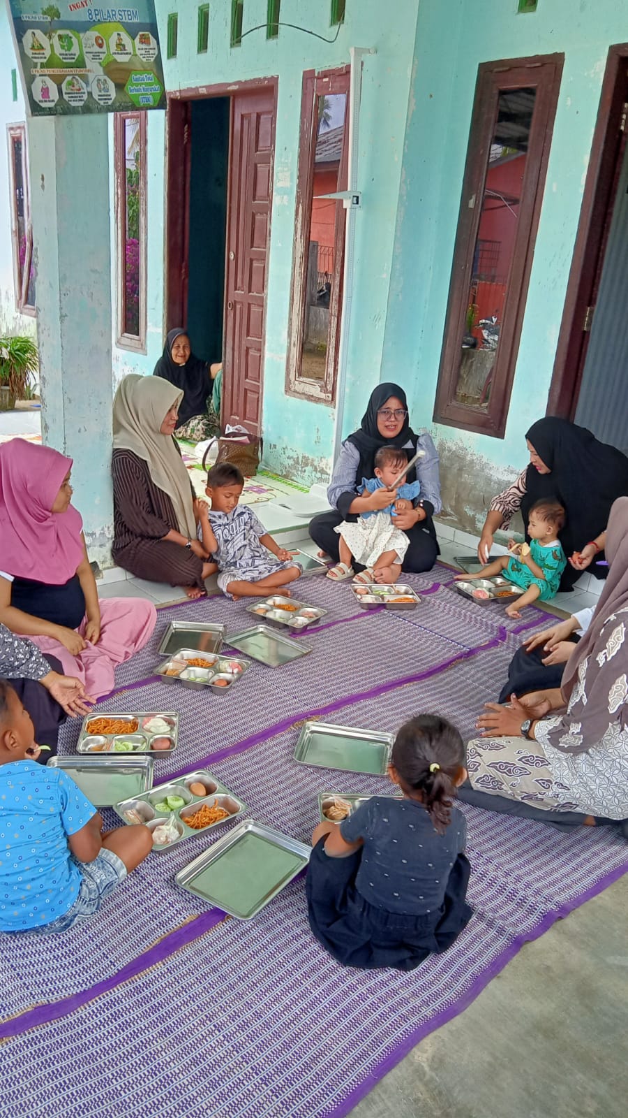 Kegiatan Posyandu di Gampong Merbou Dua